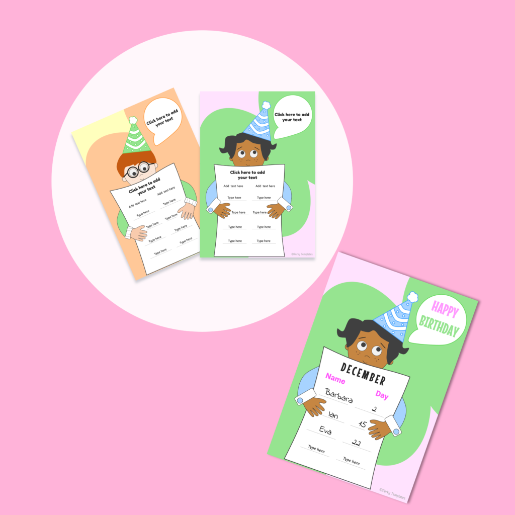 classrrom decor templates