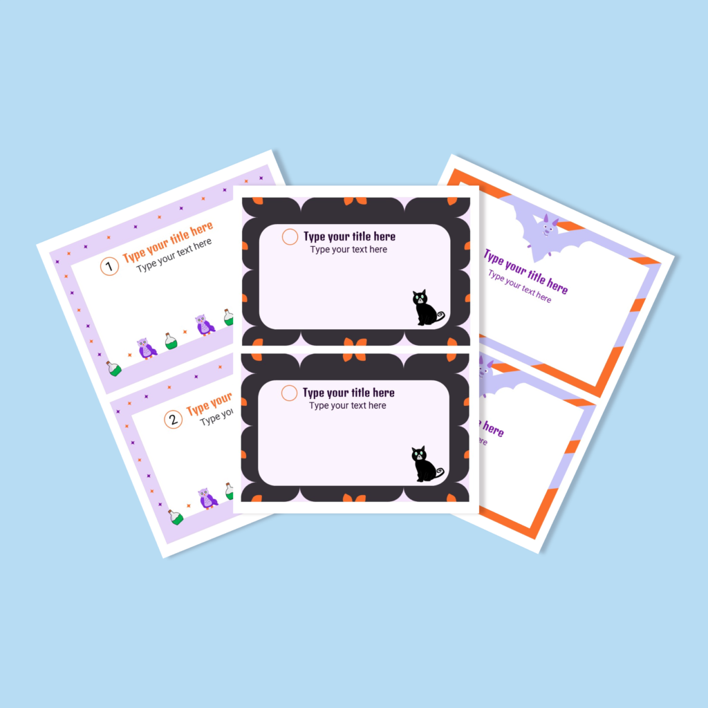 Task Cards Templates